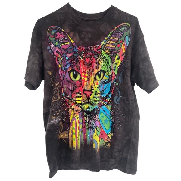 The Mountain Dean Russo Psychedelic Cat T-shirt Medium‎ - Picture 1 of 4
